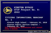 KINSTON BYPASS STIP Project No. R-2553
