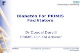 Diabetes For PRIMIS Facilitators