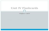 Unit IV Flashcards
