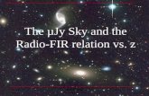 The  µJy Sky and the Radio-FIR relation vs. z