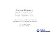 Steven Cordery UTC Corporate Ombudsman Europe, Middle East & Africa