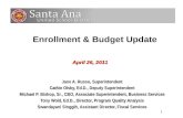 Enrollment & Budget Update