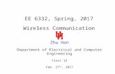EE 6332, Spring, 2014 Wireless Communication