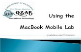 Using the  MacBook Mobile Lab