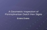 A Geometric Inspection of Pennsylvanian Dutch Hex Signs