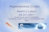 Hypertensive Crises