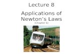 Lecture 8 Applications of Newton’s Laws