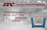 Rebuilding process for the  Box Type                   Induction Furnace