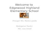 Welcome to  Edgewood Highland Elementary School