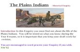 The Plains Indians -  Historical Enquiry