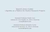 Beyond Library Guides:  Libguides as a Platform for Student Research Projects