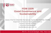 FEM 3335 Good Governance and Sustainability