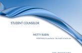 STUDENT COUNSELOR METTY RUBIN MSW(Medical & psychiatry) , Dip. Health & Social care