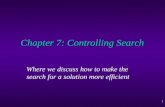 Chapter 7: Controlling Search