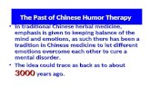 The Past of Chinese Humor Therapy