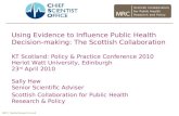 Using Evidence to Influence Public Health Decision-making: The Scottish Collaboration