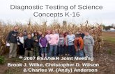 Diagnostic Testing of Science Concepts K-16