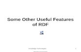 Some Other Useful Features of RDF