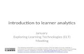 introduction to learner analytics