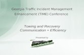 Georgia Traffic Incident Management Enhancement (TIME) Conference