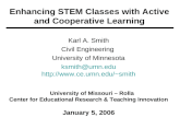 Enhancing STEM Classes with Active and Cooperative Learning