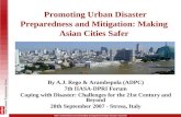 Promoting Urban Disaster Preparedness and Mitigation: Making Asian Cities Safer