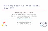 Making Peer-to-Peer Work for SIP