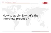 How to apply & what’s the interview process?