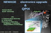 NEWAGE electronics upgrade & QPIX