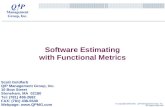 Software Estimating with Functional Metrics
