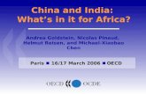 China and India:  What’s in it for Africa?