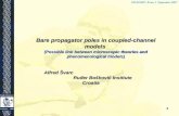 Bare propagator poles in coupled-channel models