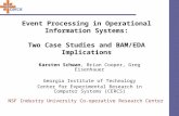 Event Processing in Operational Information Systems: Two Case Studies and BAM/EDA Implications