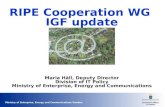 RIPE Cooperation WG  IGF update
