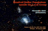 Resolved Stellar Populations  outside the Local Group