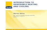 INTRODUCTION TO RENEWABLE HEATING  AND COOLING