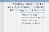 Topology Matching For Fully Automatic Similarity Matching of 3D Shapes