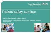 Patient safety seminar