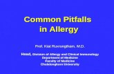 Common Pitfalls  in Allergy
