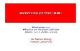 Recent Results from RHIC