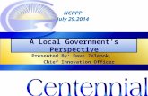 A Local Government’s Perspective