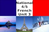 National 4/5 French Unit 3