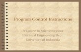 Program Control Instructions