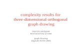 complexity results for  three-dimensional orthogonal  graph drawing