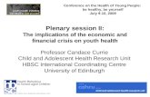 Plenary session II: The implications of the economic and financial crisis on youth health