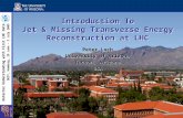 Introduction To Jet & Missing Transverse Energy Reconstruction at LHC