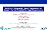 Building a Community Cyberinfrastructure to Support Marine Microbial Ecology Metagenomics