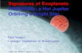 Signatures of Exoplanets HD209458b: a Hot Jupiter Orbiting a Bright Star