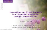 Investigating Trust Factors in Computer Mediated Group Collaboration