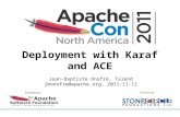 Deployment with Karaf and ACE